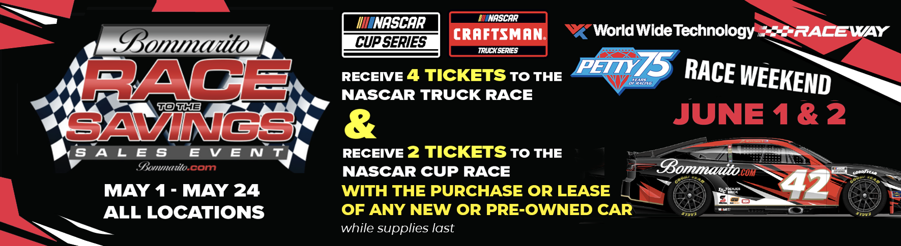NASCAR RACE TICKETS