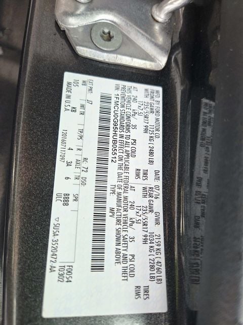 2017 Ford Escape SE