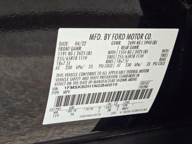 2022 Ford Explorer XLT