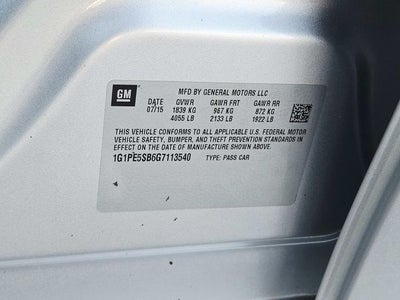 2016 Chevrolet Cruze Limited 1LT