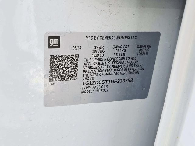 2024 Chevrolet Malibu LT 1LT