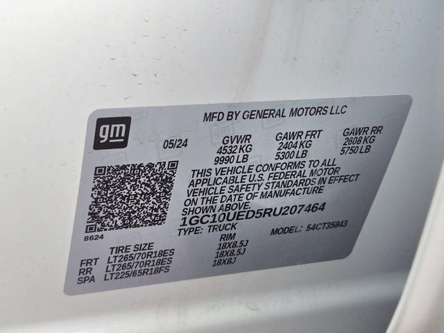 2024 Chevrolet Silverado EV Work Truck