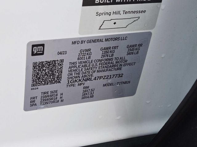 2023 GMC Acadia SLE