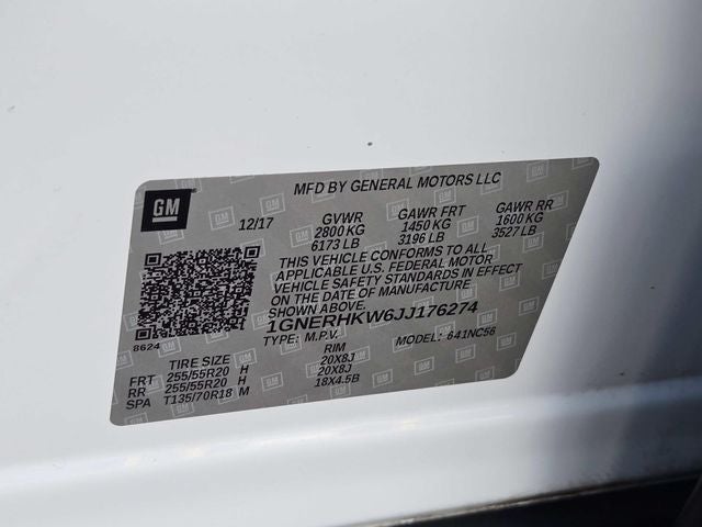 2018 Chevrolet Traverse 3LT