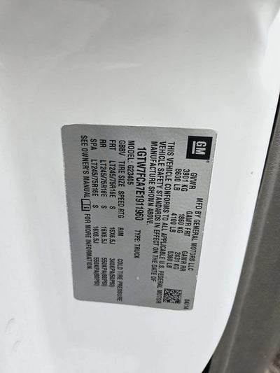 2014 GMC Savana 2500 Work Van