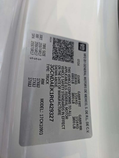 2024 Chevrolet Silverado 1500 WT