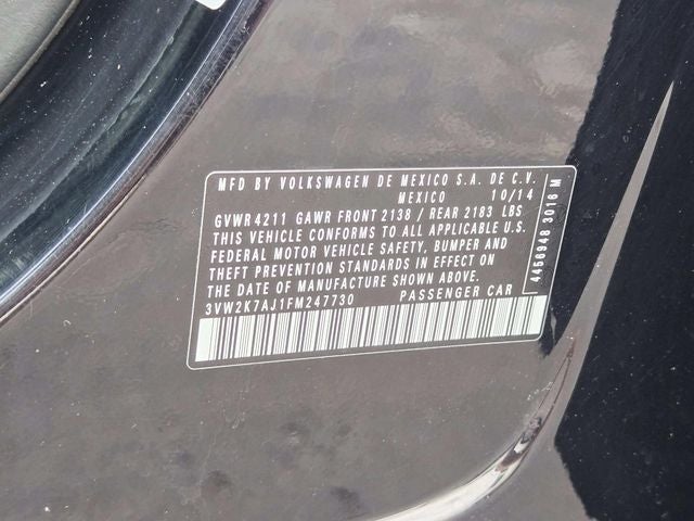 2015 Volkswagen Jetta 2.0L S w/Technology
