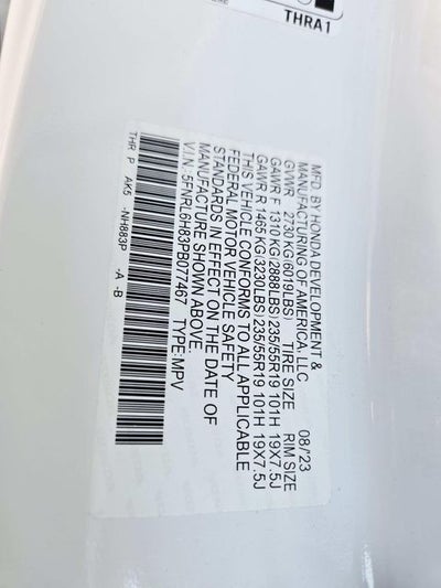 2023 Honda Odyssey Touring