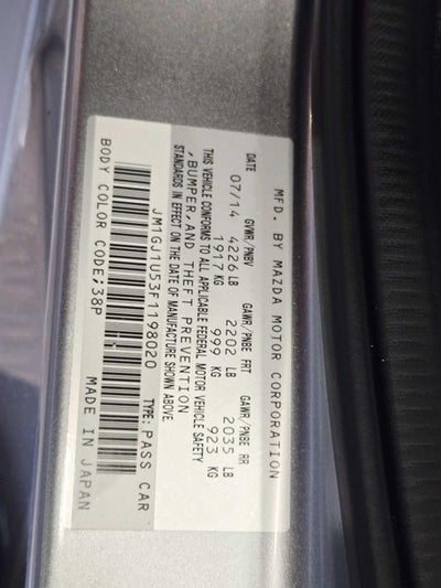 2015 Mazda Mazda6 i Sport