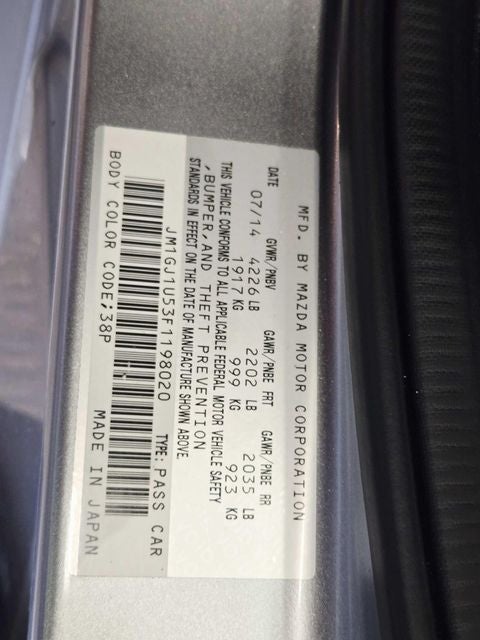 2015 Mazda Mazda6 i Sport