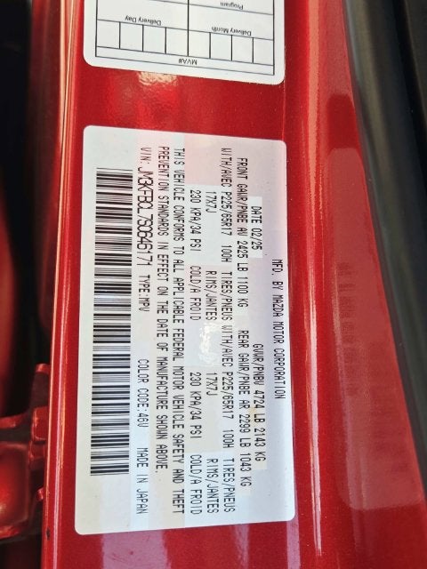 2025 Mazda Mazda CX-5 2.5 S Preferred Package